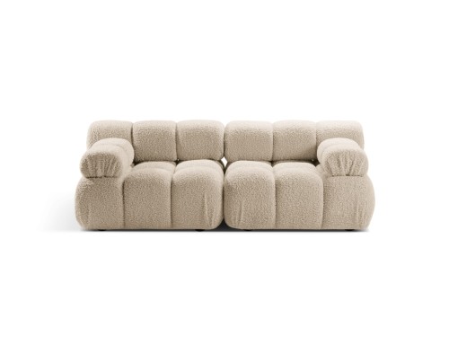 Sofa modułowa 2-osobowa Bellis jasny beż boucle