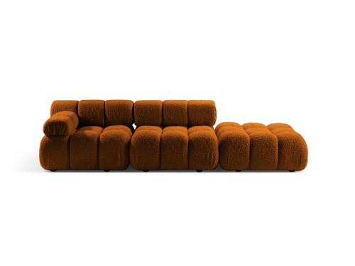 Sofa modułowa 3-osobowa Bellis ceglana boucle L/P       