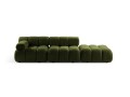 Sofa modułowa 3-osobowa Bellis zielona boucle L/P      