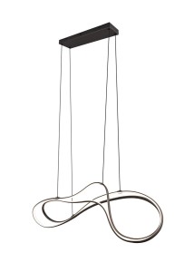 Lampa wisząca asymetryczna NALA czarna