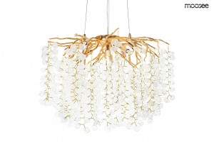 Lampa wisząca RIVIERA 80 złota / transparentna MOOSEE