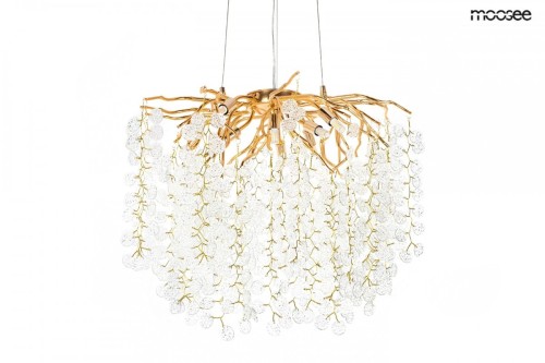 Lampa wisząca RIVIERA 60 złota / transparenta MOOSEE