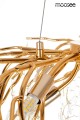 Lampa wisząca RIVIERA 60 złota / transparenta MOOSEE