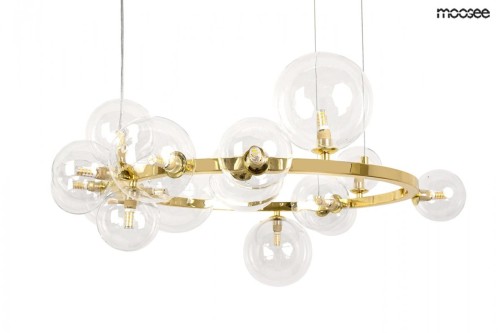 Lampa wisząca ALURE 85 złota MOOSEE