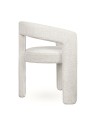 Nowoczesne krzesło LOGAN szenil białe MaMaison