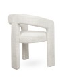 Nowoczesne krzesło LOGAN szenil białe MaMaison