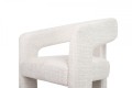 Nowoczesne krzesło LOGAN szenil białe MaMaison