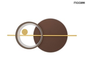 Lampa ścienna MOONS brązowa MOOSEE