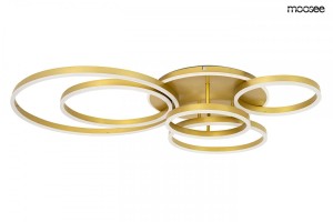 Plafon RINGS 6 złoty MOOSEE