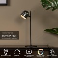Lampa biurkowa SKANSKA RECH chrom / czarna