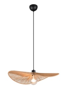 Papierowa lampa wisząca LAURINE 58 naturalna