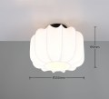 Lampa sufitowa MADELINE 25 biała