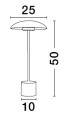 Lampa biurkowa BARRON złota