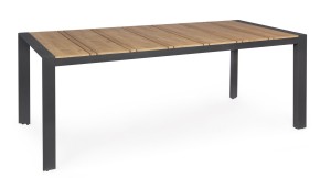 Stół ogrodowy Elias 198x100 antracytowy