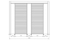 Pergola ogrodowa Ocean Premium drewniany efekt 3,6x6