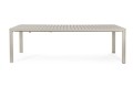 Duży aluminiowy stół ogrodowy rozkładany Kiplin piaskowy 180-240x100