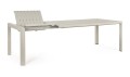 Duży aluminiowy stół ogrodowy rozkładany Kiplin piaskowy 180-240x100
