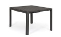 Aluminiowy stół ogrodowy rozkładany Kiplin antracytowy 97-149/149