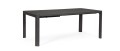 Duży aluminiowy stół ogrodowy rozkładany Kiplin antracytowy 180-240x100