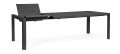 Duży aluminiowy stół ogrodowy rozkładany Kiplin antracytowy 180-240x100