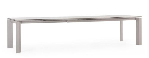 Ogrodowy stół jadalniany Otavio rozkładany beżowy 220-280-340x95