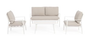 Kompaktowy zestaw ogrodowy Nebula biały