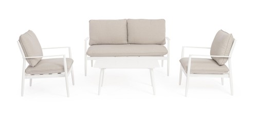 Kompaktowy zestaw ogrodowy Nebula biały