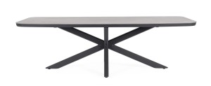 Elegancki stół ogrodowy Isacco 240x110 antracyt