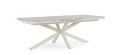Duży rozkładany stół ogorodowy Pascal 200-260x100 piaskowy