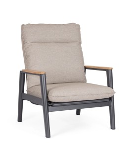 Fotel ogrodowy Miguel z regulowanym oparciem