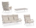Komfortowy zetaw ogrodowy Ibisco beż
