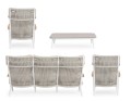 Komfortowy zetaw ogrodowy Ibisco beż