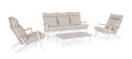 Komfortowy zetaw ogrodowy Ibisco beż