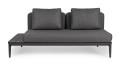 Kompaktowa sofa ogrodowa Matrix antracyt