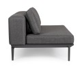 Kompaktowa sofa ogrodowa Matrix antracyt