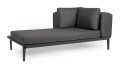 Kompaktowa sofa ogrodowa Matrix antracyt