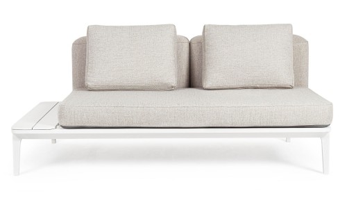 Kompaktowa sofa ogrodowa Matrix biała