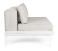 Kompaktowa sofa ogrodowa Matrix biała