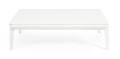Niski kawowy stolik ogrodowy Matrix biały