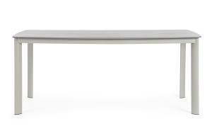 Stół ogrodowy Alcora 180x90 szary