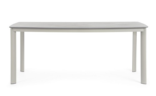 Stół ogrodowy Alcora 180x90 szary