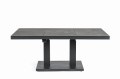 Antracytowy stół ogrodowy z regulowaną wysokością Truman 140x85