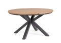 Okrągły stół jadalniany do ogrodu Zelmar 130 antracytowy