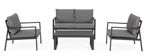 Zestaw ogrodowy Hilde antracytowy