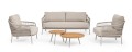 Nowoczesna sofa ogrodowa Talaia beżowa