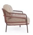 Nowoczesna sofa ogrodowa Talaia ceglana