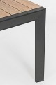 Rozkładany stół ogrodowy Belmar antracytowy 160-240x100