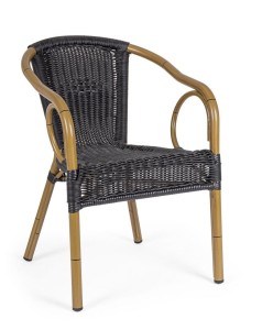 Fotel ogrodowy Cala antracyt