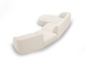 5-osobowa sofa modułowa narożna Miley boucle beżowa P/L
