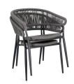 Krzesło ogrodowe Algaida antracyt